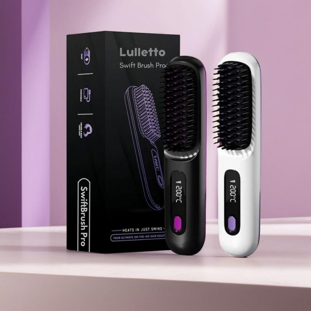 The SwiftBrush Pro  - Portable Straightener Brush